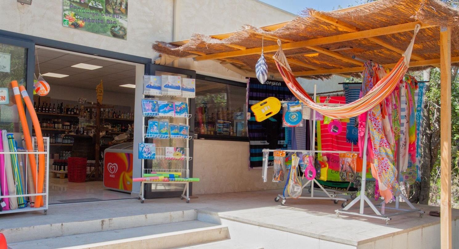 Bagheera camping mini-market - 4-Sterne-FKK-Campingplatz südlich von Bastia