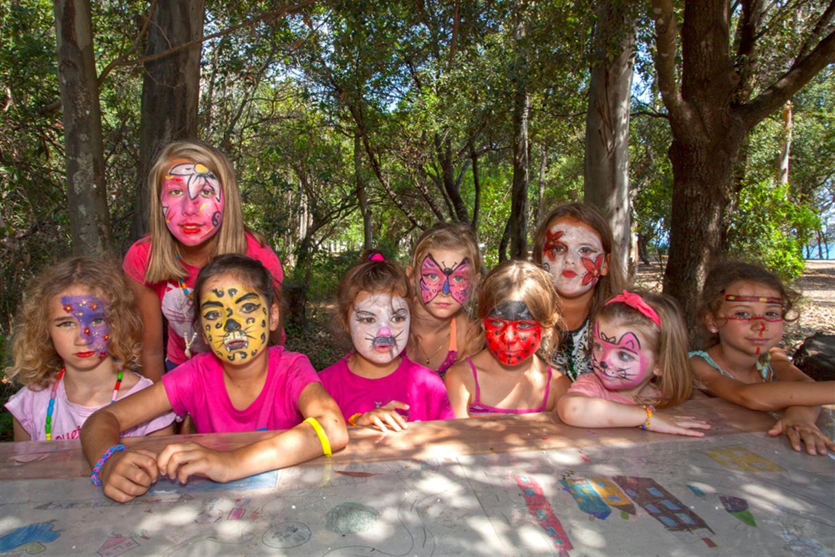 Atelier für Kinder, Bagheera, FKK-Campingplatz auf Korsika 4 Sterne  
