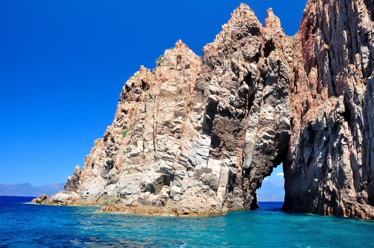 Calanques von Piana in Korsika - Naturisten-Campingplatz Korsika 
