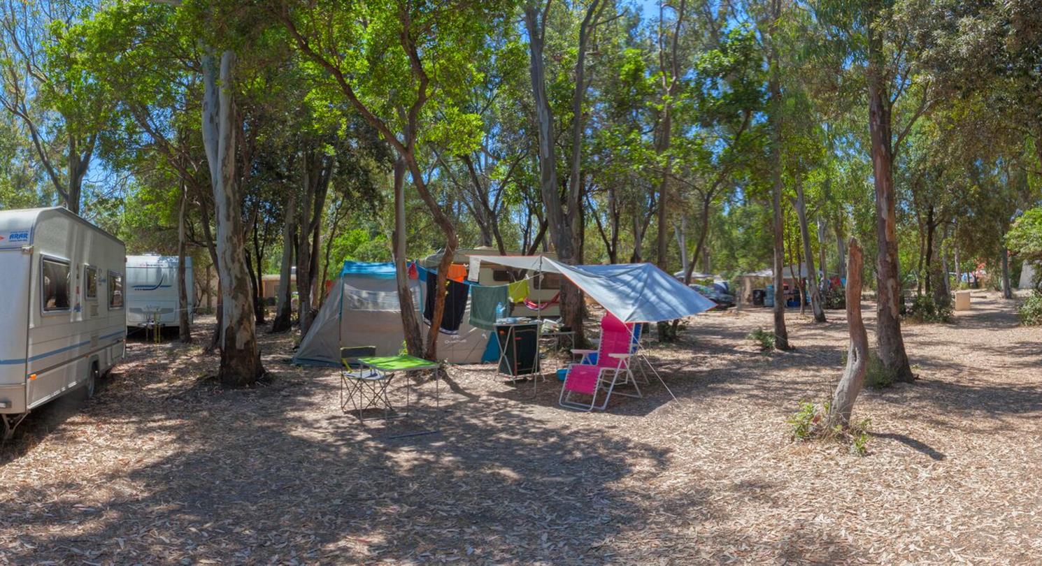 Stellplätze FKK-Campingplatz am Meer 4 Sterne Korsika, Linguizzetta - Domaine de Bagheera