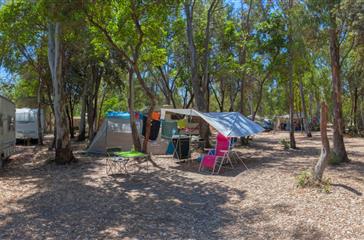 Stellplätze FKK-Campingplatz am Meer 4 Sterne Korsika, Linguizzetta - Domaine de Bagheera