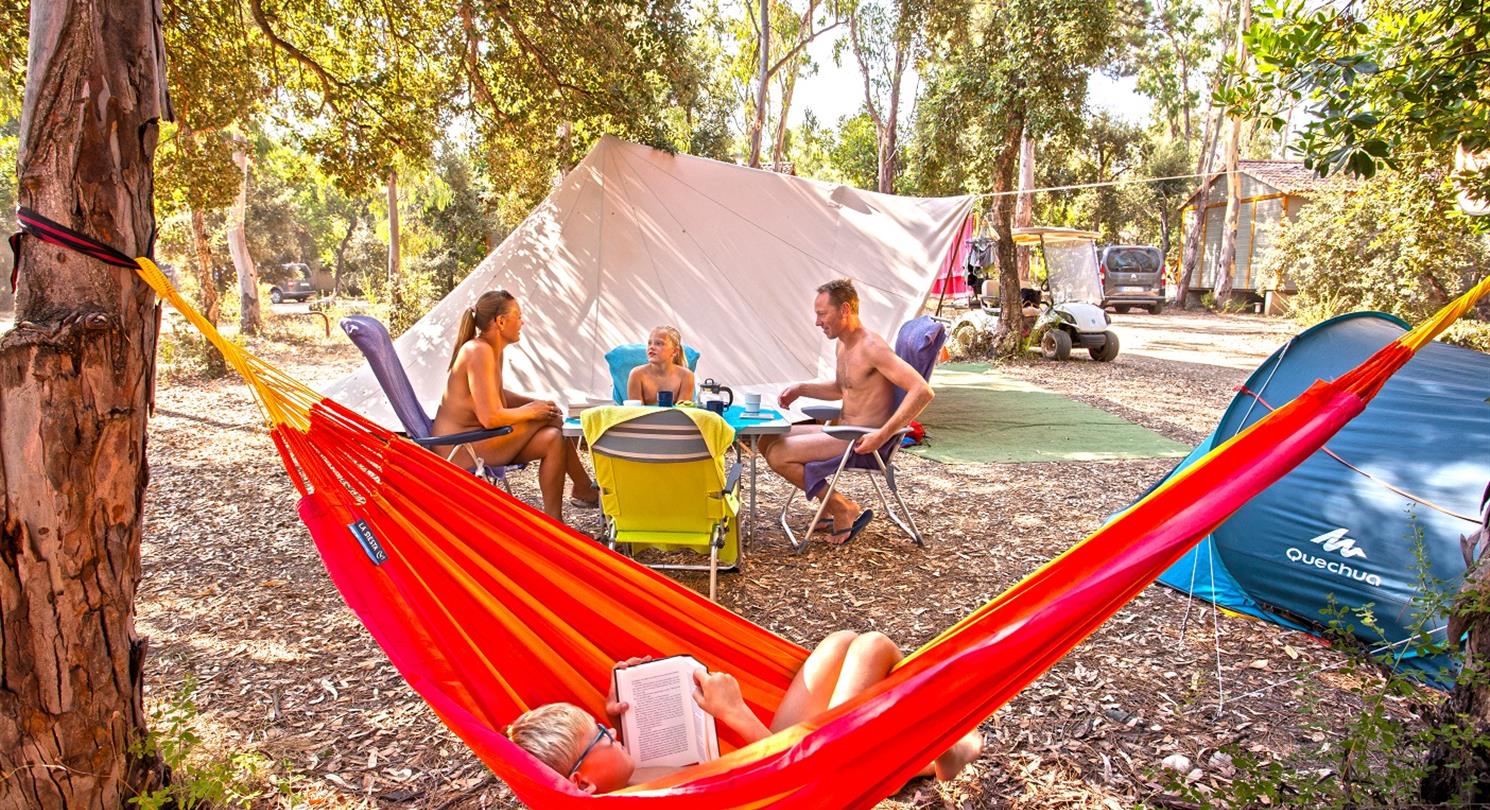 FKK-Campingplatz am Meer 4 Toiles Corse, Linguizzetta - Domaine de Bagheera