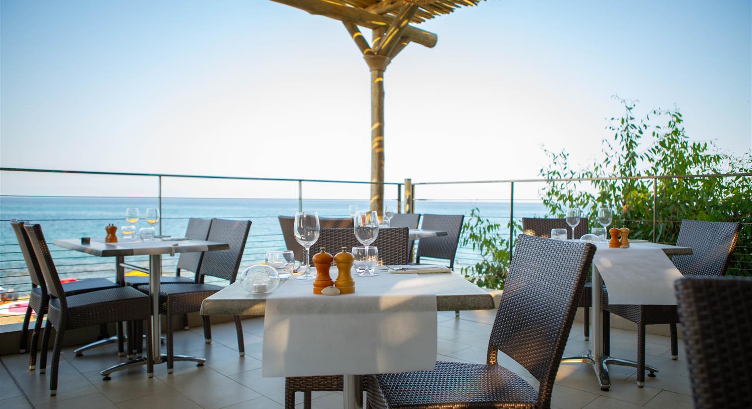 Restaurant direkt am mer Bagheera in Bravone Linguizzetta auf Korsika